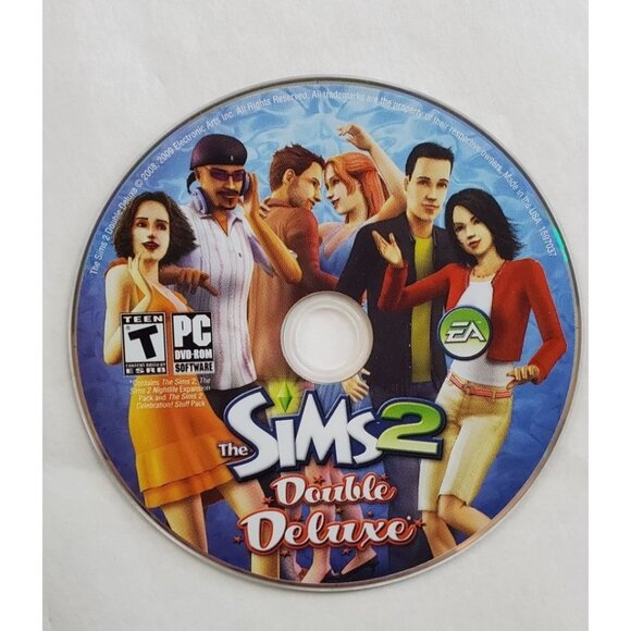 The Sims 2: Double Deluxe PC CD-ROM Computer Game w/ Cheat Code Book - Picture 5 of 6